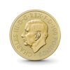 Goldmünze mit Charles III. von hinten