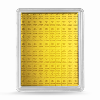 100 x 1 g Degussa Goldbarren - CombiBar® (geprägt)