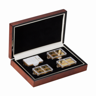400 x 1 g Degussa Goldbarren - Combicube® Box (geprägt)