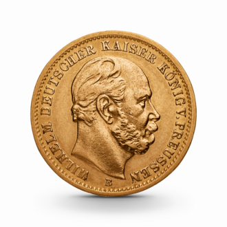 Preußen 20 Mark Wilhelm I Kaiserreich Gold