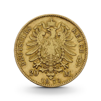 Hessen 20 Mark Ludwig III Kaiserreich Gold 