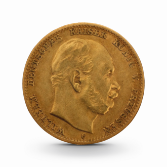 Preußen 10 Mark Wilhelm I Kaiserreich Gold 