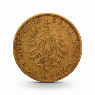 Preußen 10 Mark Wilhelm I Kaiserreich Gold 