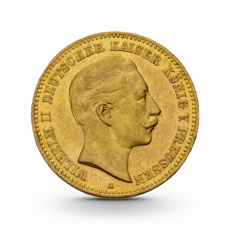 Preußen 10 Mark Wilhelm II Kaiserreich Gold 