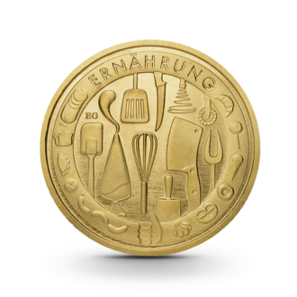 1/4 oz Deutsches Handwerk: Ernährung Goldmünze - 50 Euro Deutschland 2023