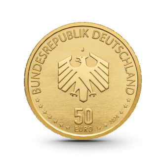 1/4 oz Deutsches Handwerk: Mobilität Goldmünze - 50 Euro Deutschland 2024