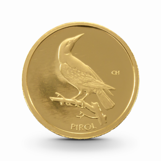 1/8 oz Heimische Vögel: Pirol Goldmünze - 20 Euro Deutschland 2017