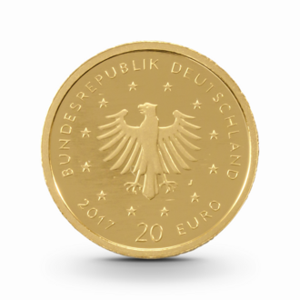 1/8 oz Heimische Vögel: Pirol Goldmünze - 20 Euro Deutschland 2017