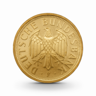 12 g Goldmark Goldmünze - 1 DM Deutschland 2001