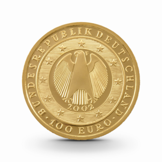 1/2 oz Währungsunion Goldmünze - 100 Euro Deutschland 2002