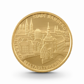 1/2 oz UNESCO: Stadt Bamberg Goldmünze - 100 Euro Deutschland 2004