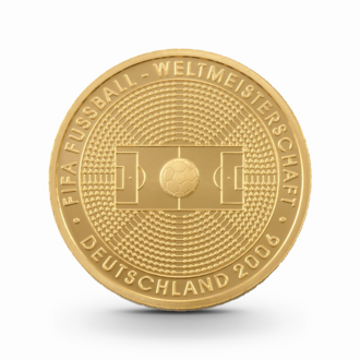 1/2 oz FIFA WM: Deutschland Goldmünze - 100 Euro Deutschland 2005