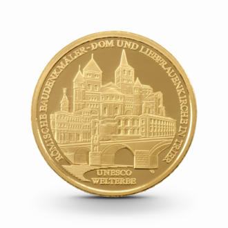 1/2 oz UNESCO: Trier Liebfrauenkirche Goldmünze - 100 Euro Deutschland 2009