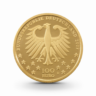 1/2 oz UNESCO: Trier Liebfrauenkirche Goldmünze - 100 Euro Deutschland 2009