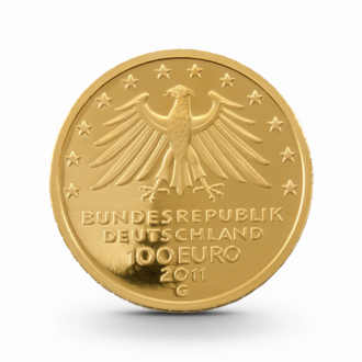 1/2 oz UNESCO: Wartburg Goldmünze - 100 Euro Deutschland 2011