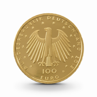 1/2 oz UNESCO: Aachener Dom Goldmünze - 100 Euro Deutschland 2012