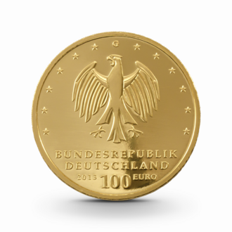 1/2 oz UNESCO: Gartenreich Dessau-Wörlitz Goldmünze - 100 Euro Deutschland 2013