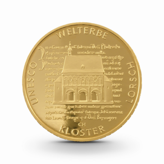 1/2 oz UNESCO: Kloster Lorsch Goldmünze - 100 Euro Deutschland 2014