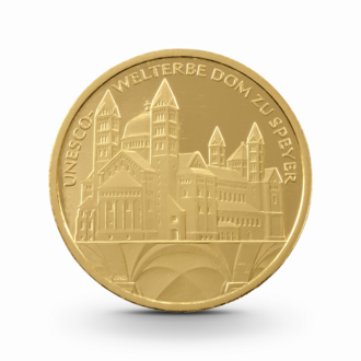 1/2 oz UNESCO: Dom zu Speyer Goldmünze - 100 Euro Deutschland 2019