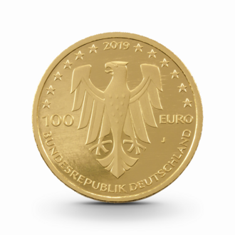 1/2 oz UNESCO: Dom zu Speyer Goldmünze - 100 Euro Deutschland 2019