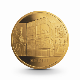 1/2 oz Säulen der Demokratie: Recht Goldmünze - 100 Euro Deutschland 2021