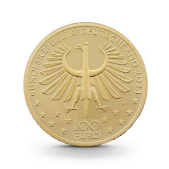 1/2 oz Meisterwerke der deutschen Literatur: Faust Goldmünze - 100 Euro Deutschland 2023