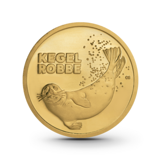 1/8 oz Rückkehr der Wildtiere: Kegelrobbe Goldmünze - 20 Euro Deutschland 2022