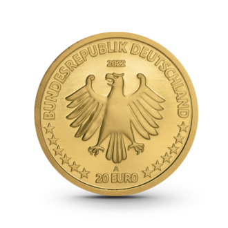 1/8 oz Rückkehr der Wildtiere: Kegelrobbe Goldmünze - 20 Euro Deutschland 2022