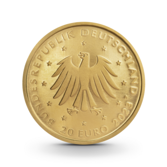 1/8 oz Rückkehr der Wildtiere: Steinbock Goldmünze - 20 Euro Deutschland 2023