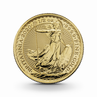 1/2 oz Britannia Goldmünze - 50 Pfund Großbritannien verschiedene Jahrgänge