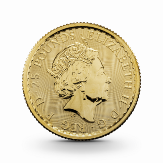 1/4 oz Britannia Goldmünze - 25 Pfund Großbritannien verschiedene Jahrgänge