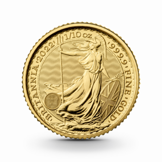 1/10 oz Britannia Goldmünze - 10 Pfund Großbritannien verschiedene Jahrgänge
