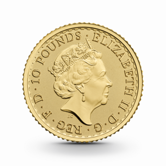 1/10 oz Britannia Goldmünze - 10 Pfund Großbritannien verschiedene Jahrgänge