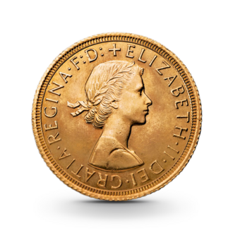 Großbritannien 1 Sovereign Elisabeth II 1957-2022 Goldmünze