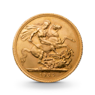 Großbritannien 1 Sovereign Elisabeth II 1957-2022 Goldmünze
