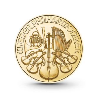 1 oz Wiener Philharmoniker Goldmünze - 100 Euro Österreich 2025