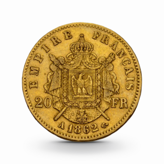 Frankreich 20 Francs Napoleon III (1852-1870) Gold