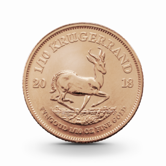 1/10 oz Krügerrand Goldmünze - Südafrika verschiedene Jahrgänge