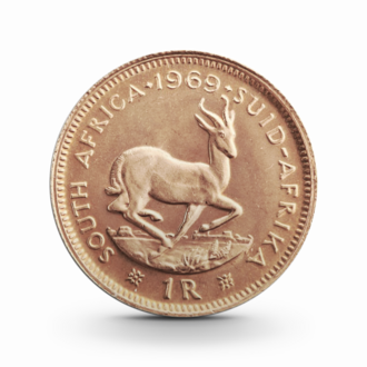 3,6 g Springbock Goldmünze - 1 Rand Südafrika verschiedene Jahrgänge