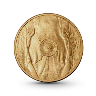 1 oz The Big 5 Series: Elefant Goldmünze - 50 Rand Südafrika 2025