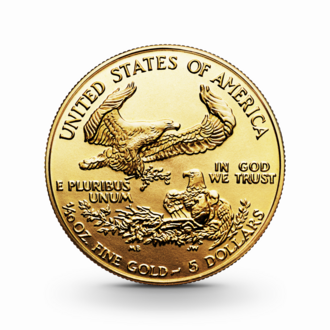 1/10  oz American Eagle Goldmünze - 5 Dollars USA verschiedene Jahrgänge