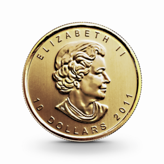 1/4 oz Maple Leaf Goldmünze - 10 Dollars Kanada verschiedene Jahrgänge