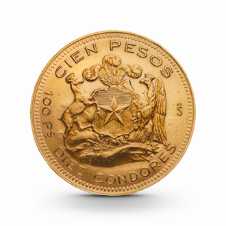 Chile 100 Pesos Goldmünze