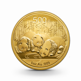 1 oz China Panda Goldmünze - 500 Yuan verschiedene Jahrgänge