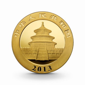 1 oz China Panda Goldmünze - 500 Yuan verschiedene Jahrgänge