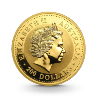 2 oz Australien Kangaroo Goldmünze - 200 Dollars verschiedene Jahrgänge