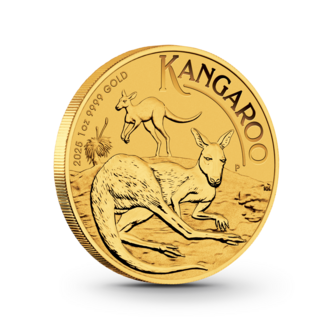 1 oz Australian Kangaroo Goldmünze - 100 Dollars Australien 2025