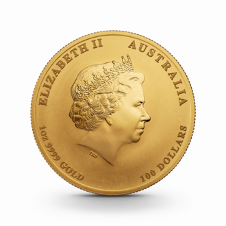 1 oz Lunar II: Pferd Goldmünze - 100 Dollars Australien 2014
