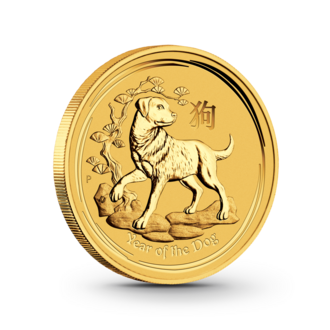 1 oz Lunar II: Hund Goldmünze - 100 Dollars Australien 2018