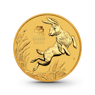 1 oz Lunar III: Hase Goldmünze - 100 Dollars Australien 2023
